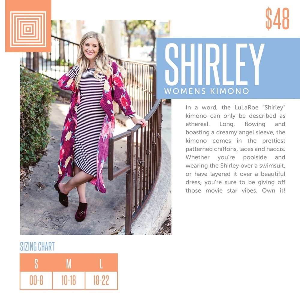 LuLaRoe Shirley Kimonos
